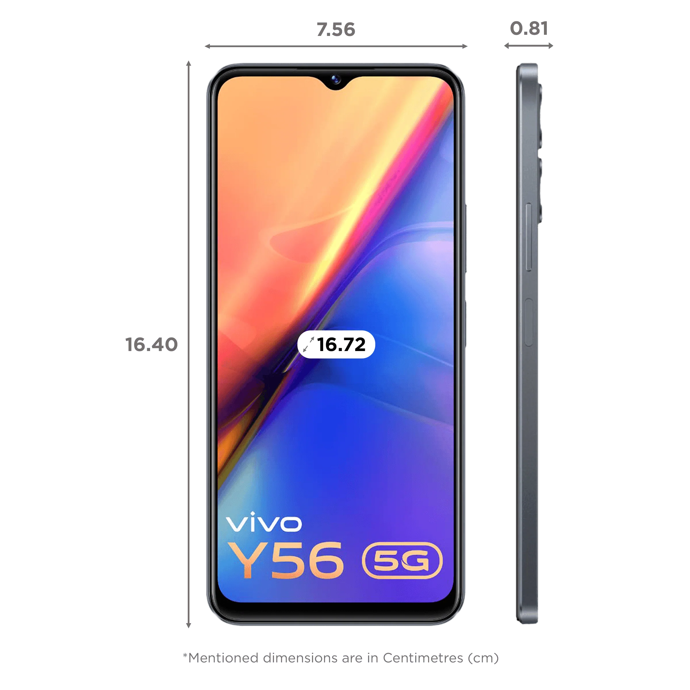 Vivo Y56 5G (8GB RAM, 128GB, Black Engine) Refurbished Mobile - Image 2