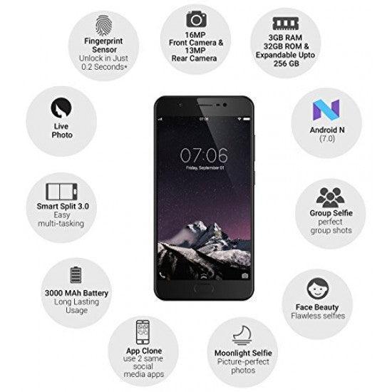 Vivo Y69 (Matte Black, 32 GB, 3 GB RAM) Preowned - Image 2
