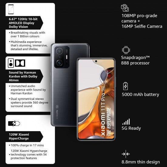 Xiaomi 11T Pro 5G Hyperphone Meteorite Black 12GB RAM 256GB Storage Preowned - Image 2