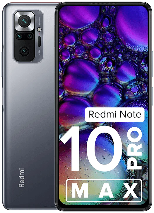 Xiaomi Redmi Note 10 Pro Max (Dark Night, 8GB RAM, 128GB Storage) - Refurbished